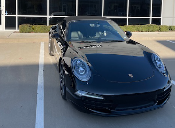black convertible window tnt work